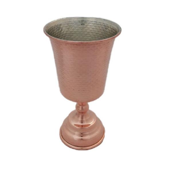 Verre à vin en cuivre persan martelé - Modèle Tanin