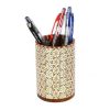 Ensemble de bureau en bois persan décoré avec l’art du Khatamkari – 10 pièces