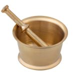 Set de Mortier & Pilon en Laiton Style Persan Traditionnel Karen