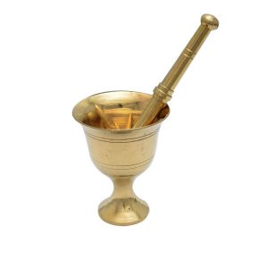 Set de Mortier & Pilon en Laiton Style Persan Traditionnel Payami