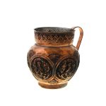 Carafe en cuivre perse martelé traditionnel Taban