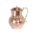 Carafe en cuivre perse martelé traditionnel Tina