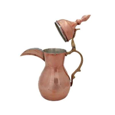 Cafetière traditionnelle arabe en cuivre pour préparer le Qahwa et le café arabe – Sahra