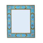 Cadre de miroir en bois persan – Modèle Kara Khatamkari
