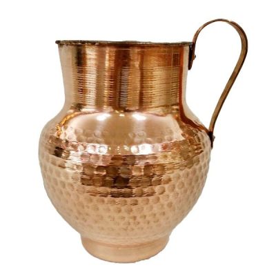 Carafe en cuivre perse martelé traditionnel Aseman