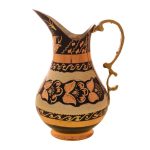 Carafe en cuivre perse martelé traditionnel Daisy