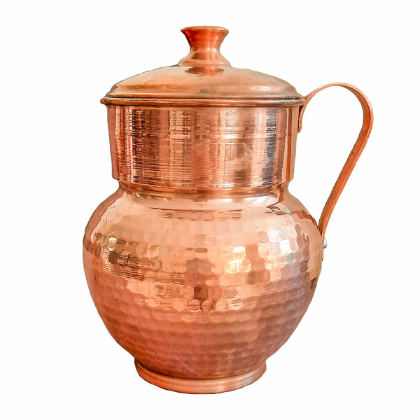 Carafe en cuivre perse martelé traditionnel Fahimi