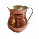 Carafe en cuivre perse martelé traditionnel Kara