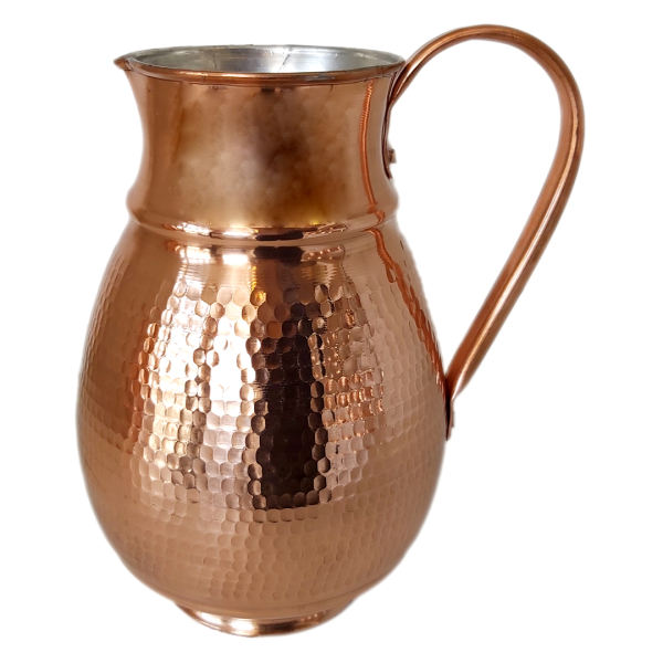 Carafe en cuivre perse martelé traditionnel Khatoon