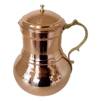 Carafe en cuivre perse martelé traditionnel Margon