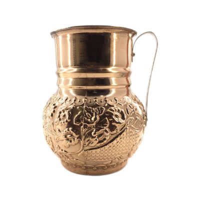 Carafe en cuivre perse martelé traditionnel Miras II