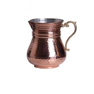 Carafe en cuivre perse martelé traditionnel Moon