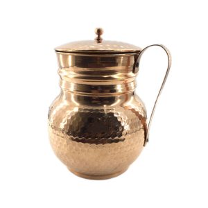Carafe en cuivre perse martelé traditionnel Silva