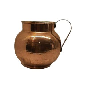 Carafe en cuivre perse martelé traditionnel Silva III