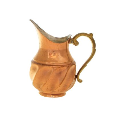 Carafe en cuivre perse martelé traditionnel Sun