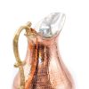 Carafe en cuivre perse martelé traditionnel Swan