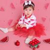 Ensemble de vêtements pour bébé Yalda 3 pièces modèle Pastèque