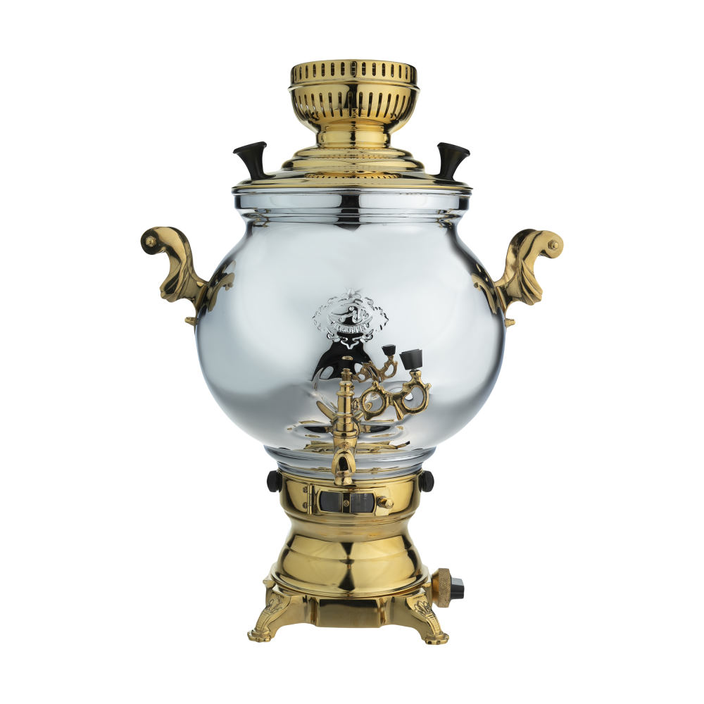 Machine à thé samovar à gaz persan finition lisse 8 litres