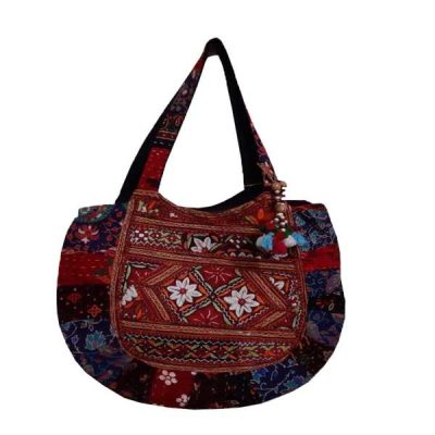 Sac Fourre-Tout Ethnique avec Broderie Baloutche Modèle Ava