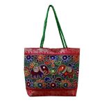 Sac fourre-tout ethnique avec modèle brodé Baluchi Elephant