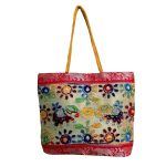 Sac fourre-tout ethnique avec modèle brodé Baluchi Elephant II