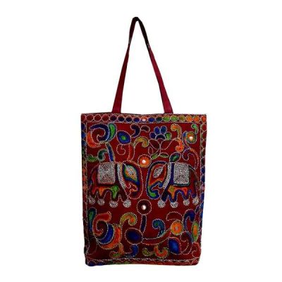 Sac fourre-tout ethnique avec modèle brodé Baluchi Fili