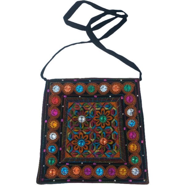 Sac Bandoulière Brodé Ethnique Baloutche Design Karen