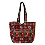Sac fourre-tout ethnique avec modèle brodé Baluchi Mahsan