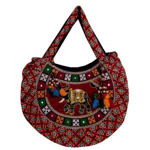 Sac Fourre-Tout Ethnique avec Broderie Baloutche Modèle Mania