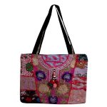 Sac Fourre-Tout Ethnique avec Broderie Baloutche Modèle Sima