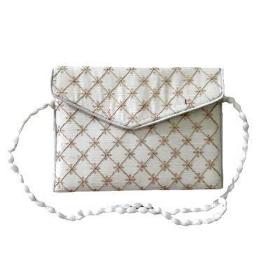 Sac Pochette Brodé avec Design Géométrique – Hamid