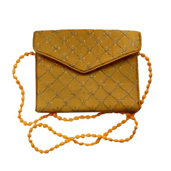 Sac Pochette Brodé avec Motif Géométrique - Hamid III