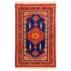 Tapis Persan en Laine Fait Main avec Design Médaillon 2,5 Mètres Rouge