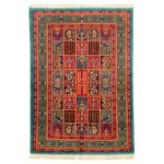 Tapis Persan Fait Main en Soie Modèle Sadra