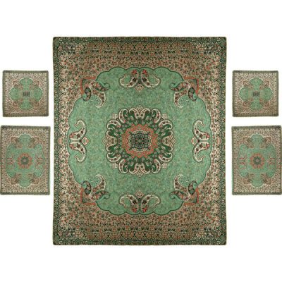 Parure de lit persane – Style oriental, taille double, tissu Termeh – Lana