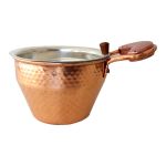 Marmite persane en cuivre – Style de cuisson traditionnel martelé Kiana II
