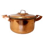 Marmite persane en cuivre – Style de cuisson traditionnel martelé Nina