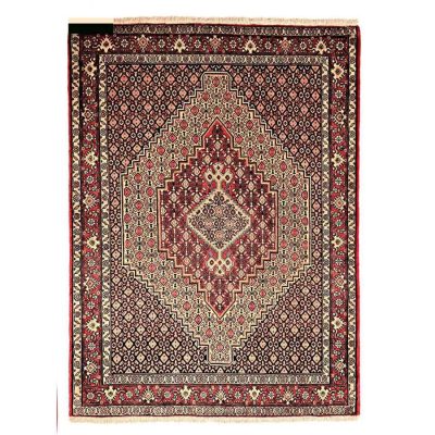 Tapis Persan Fait Main Médaillon Intriqué en Laine Toranj Mahi