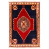 Tapis Persan Fait Main Médaillon Shiraz Rokh