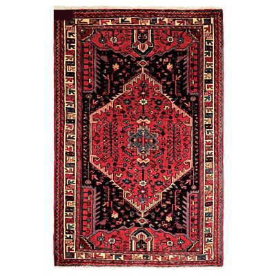 Tapis Persan Fait Main Médaillon Intriqué en Laine Nour
