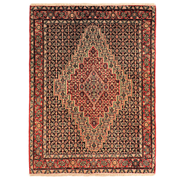 Tapis Persan Fait Main Médaillon Intriqué en Laine Toranj