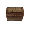 Boîte à bijoux en bois artisanale avec design persan Khatam - Iblue
