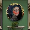 Affiche murale en bois persane - Fille persane