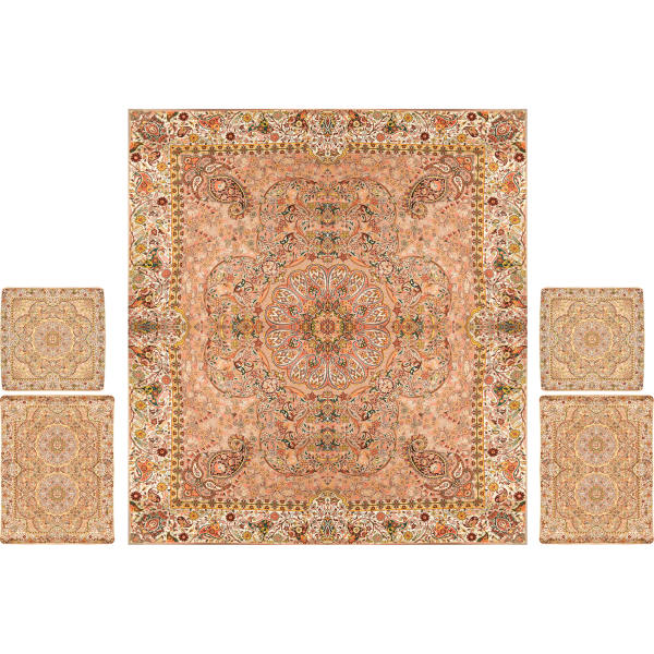 Parure de lit persane – Style oriental, taille double, tissu Termeh – Afshar