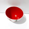 Bol décoratif en céramique fait main modèle Red Pomegranate