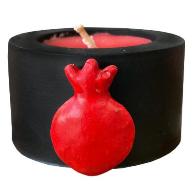 Bougie Grenade – Motif Décoratif, Idéale pour Shabe Yalda