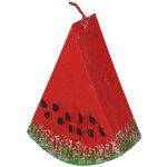 Bougie Pastèque – Thème Symbolique, Parfaite pour Yalda