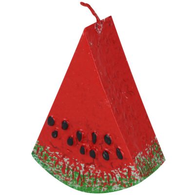 Bougie Pastèque – Thème Symbolique, Parfaite pour Yalda