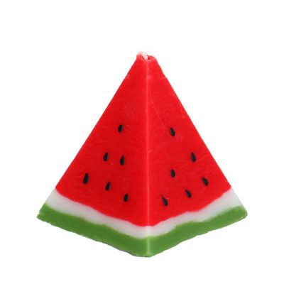 Bougie Pastèque – Style Rouge, Idéale pour la Décoration de Yalda