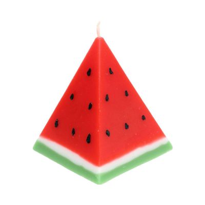 Bougie Pastèque – Motif Classique, Idéale pour la Nuit de Yalda (2x)